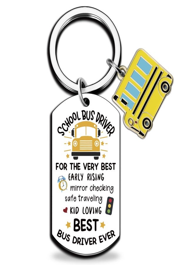 igvean Bus Driver Appreciation Gifts School Bus Driver Gifts Buses Drivers Keychain Valentine Birthday Retirement Gift for Buses Drivers Back to School Gift - Image 1